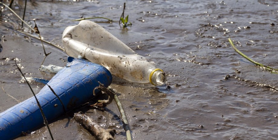 Забруднена водойма Сміття, вода, відходи, водень, енергія, фото